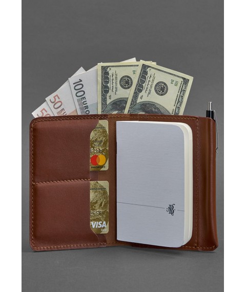Leather wallet 2.0 light brown