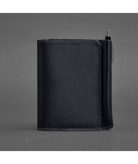 Leather wallet 2.0 dark blue crust