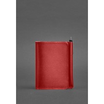 Leather wallet 2.0 red