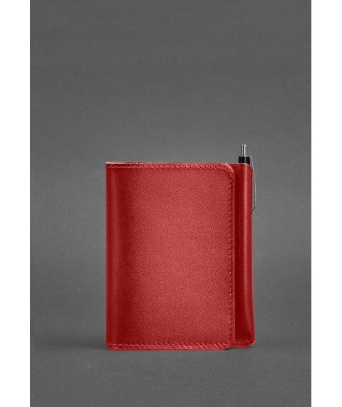 Leather wallet 2.0 red