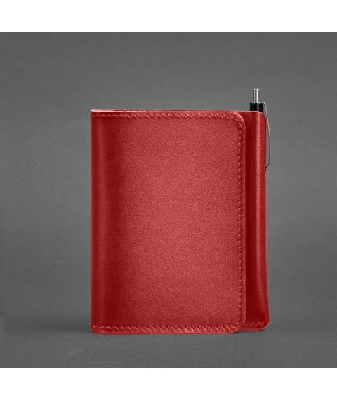 Leather wallet 2.0 red