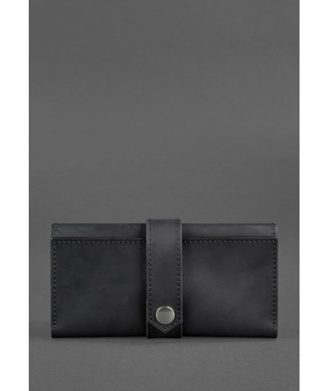 Leather wallet 3.0 black Crazy Horse