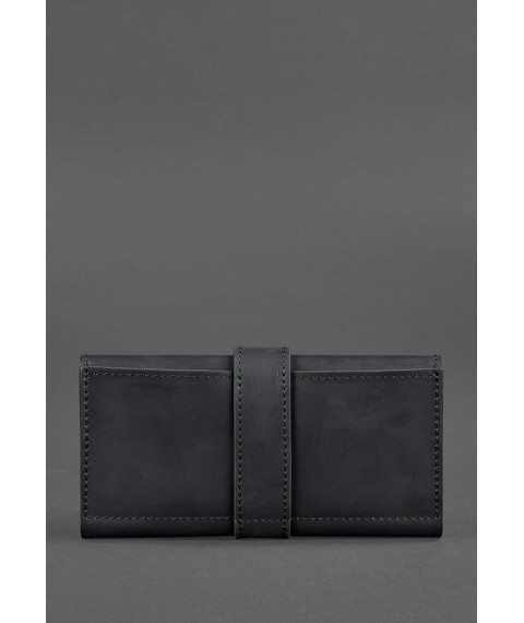 Leather wallet 3.0 black Crazy Horse