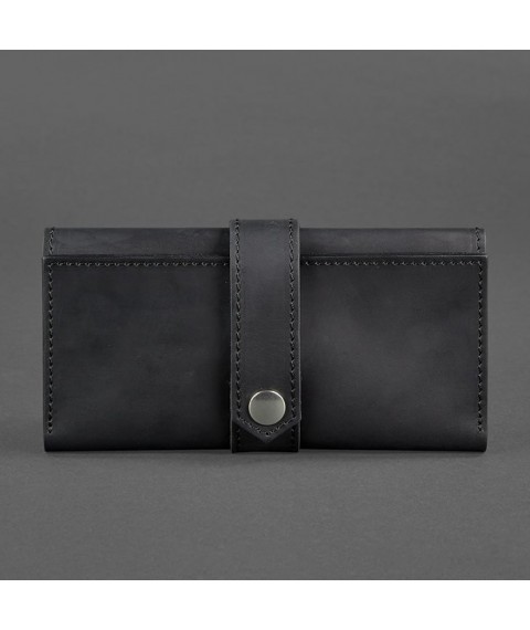 Leather wallet 3.0 black Crazy Horse