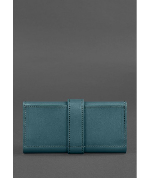 Leather women's wallet 3.0 green Crust