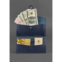 Leather wallet 3.0 dark blue