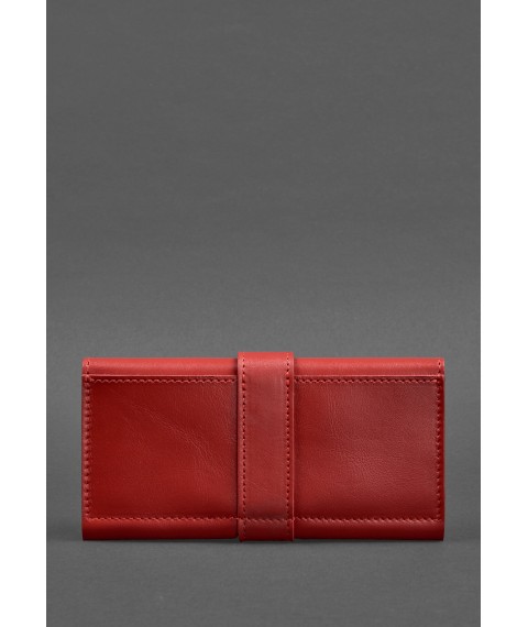 Leather women's wallet 3.0 red Krast