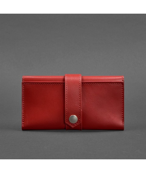 Leather women's wallet 3.0 red Krast