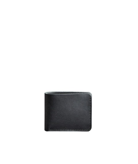 Men's leather wallet 4.1 (4 pockets) black