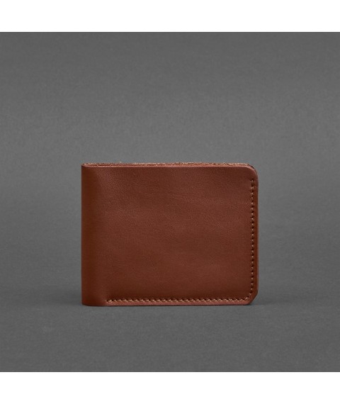 Men's leather wallet 4.1 (4 pockets) light brown
