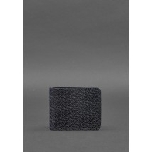 Men's leather wallet 4.1 (4 pockets) blue Carbon