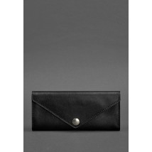 Жіночий шкіряний гаманець Керрі 1.0 чорний Krast