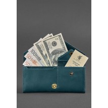 Жіночий шкіряний гаманець Керрі 1.0 зелений