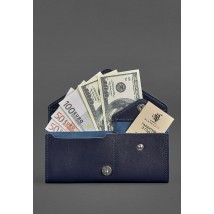 Women's leather wallet Kerry 1.0 dark blue