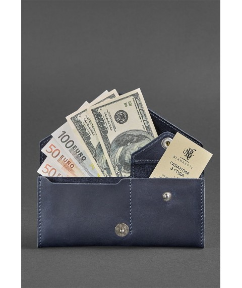 Women's leather wallet Kerry 1.0 blue