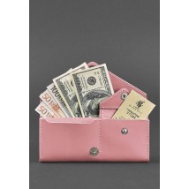 Жіночий шкіряний гаманець Керрі 1.0 рожевий
