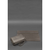 Leather set Mobile Universal dark beige