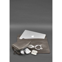 Leather set Mobile Universal dark beige