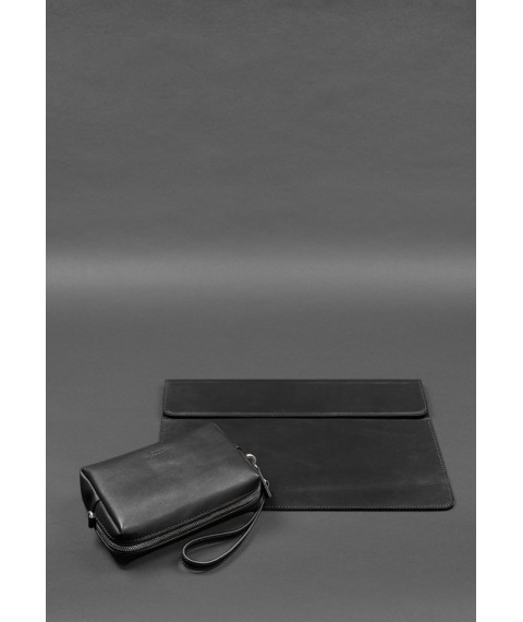 Кожаный набор Мобильный Универсальный черный