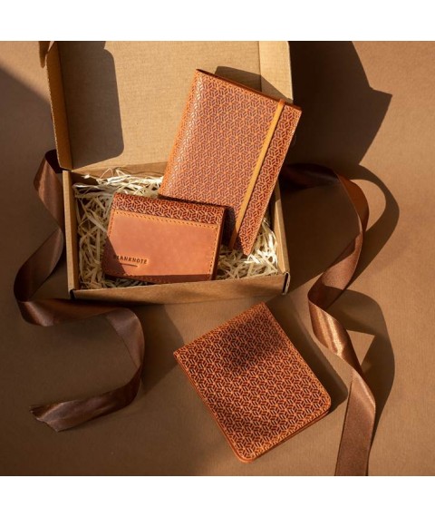 Men's gift set of leather accessories Geneva