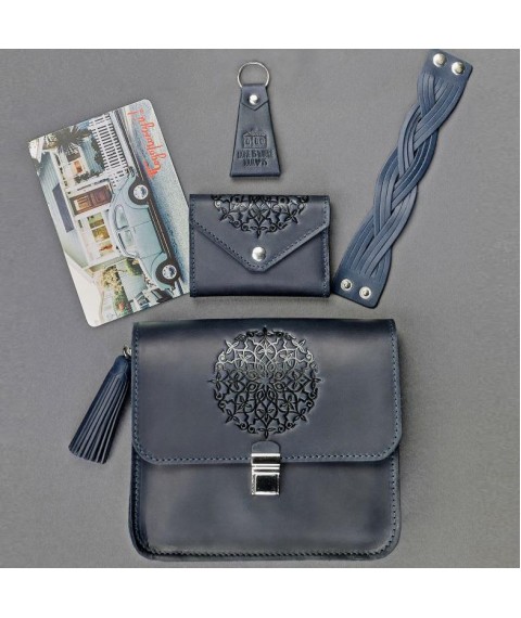 Women's gift set of leather accessories London