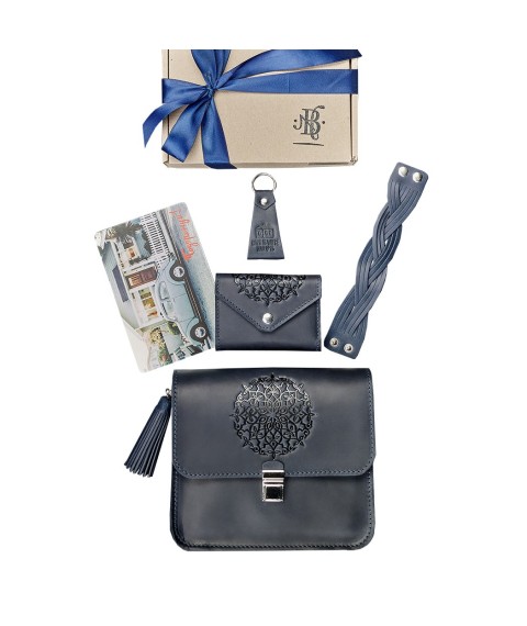 Women's gift set of leather accessories London