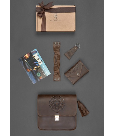 Women's gift set of leather accessories Munich