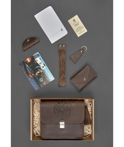 Women's gift set of leather accessories Munich