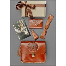 Women's gift set of leather accessories Budapest
