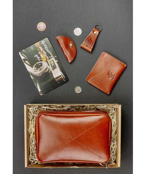 Gift set of leather accessories Lisbon