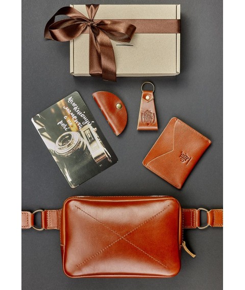 Gift set of leather accessories Lisbon
