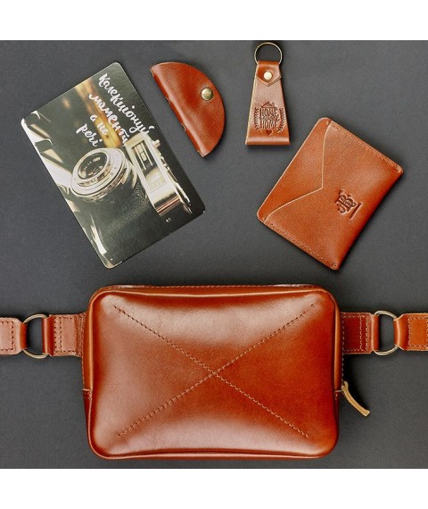 Gift set of leather accessories Lisbon