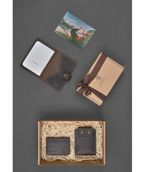 Men's gift set of leather accessories Lyon