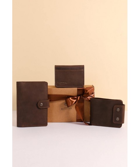 Men's gift set of leather accessories Lyon