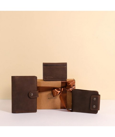 Men's gift set of leather accessories Lyon