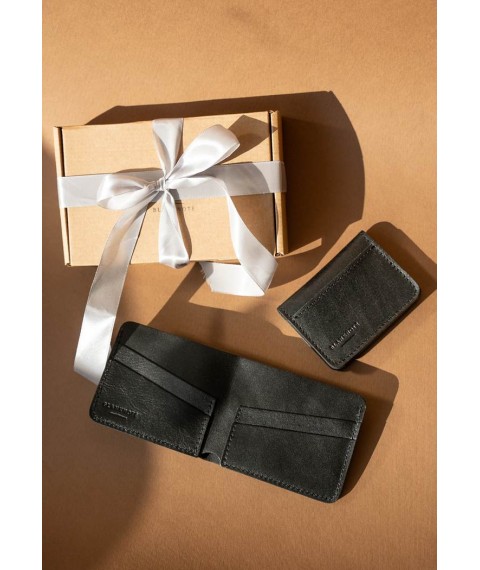Men's gift set of leather accessories New York