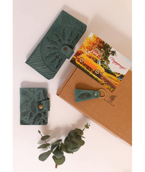 Set of women's leather accessories Cancun