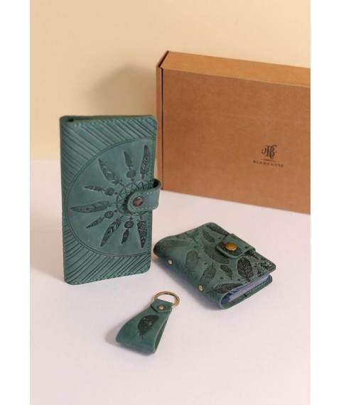 Set of women's leather accessories Cancun