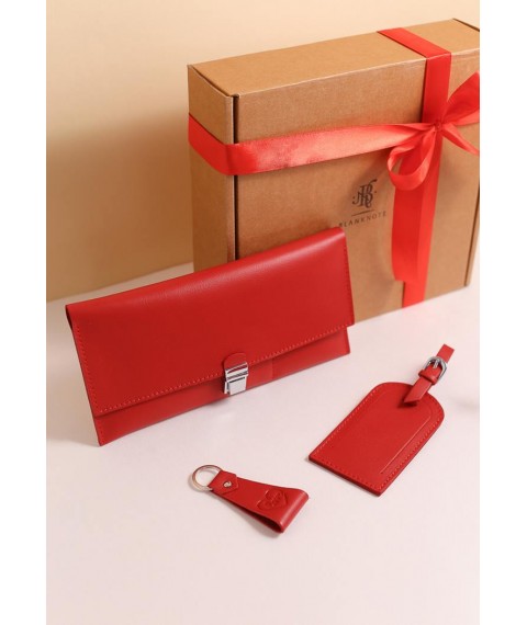 A set of leather accessories for the traveler Santiago