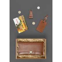 A set of leather accessories for the Buenos Aires traveler