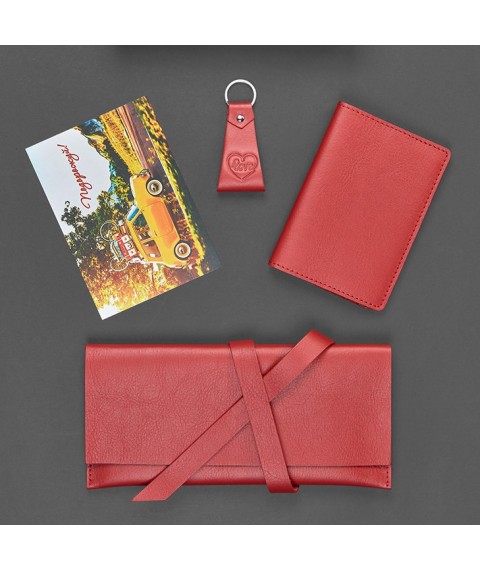 A set of leather accessories for the traveler Madrid