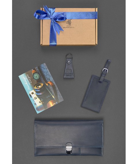 A set of leather accessories for the traveler Naples