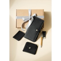 A set of leather accessories for the traveler Dublin (crazy horse leather)