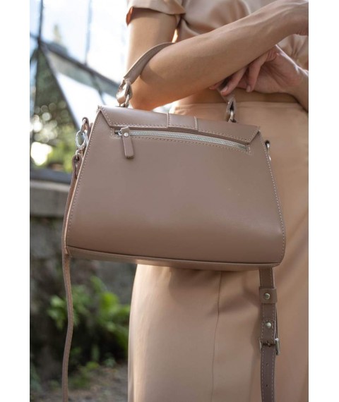 Women's leather bag Ester caramel crust