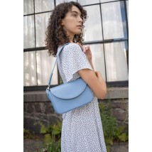 Жіноча шкіряна сумка Molly блакитна