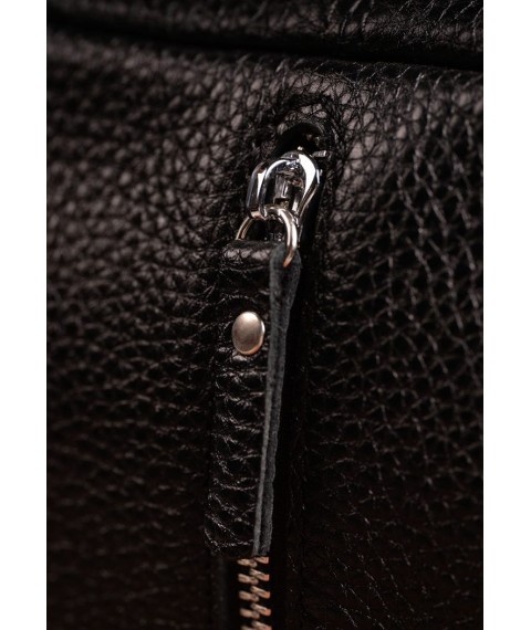Women's leather bag Avenue black flotar
