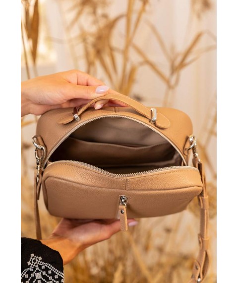 Women's leather bag Avenue caramel flotar