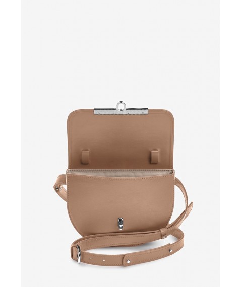 Women's leather crossbody belt bag Bridget caramel