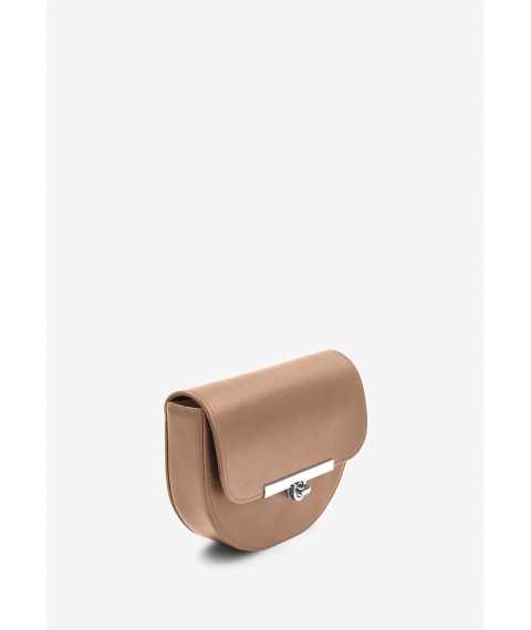 Women's leather crossbody belt bag Bridget caramel
