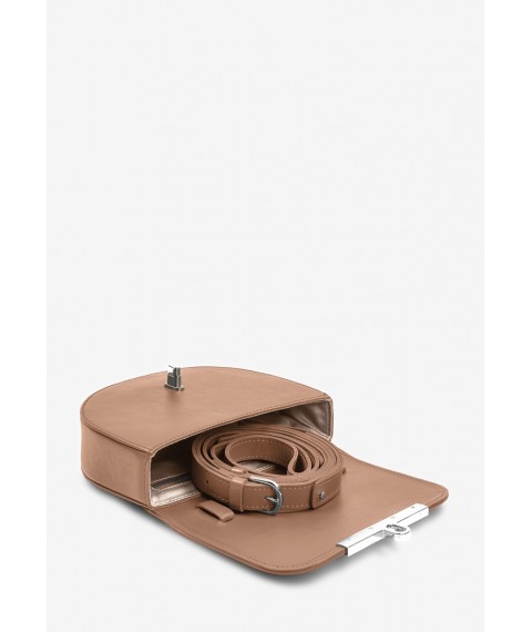 Women's leather crossbody belt bag Bridget caramel